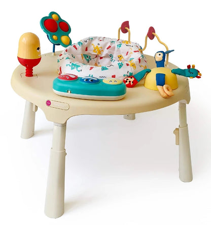 Oribel PortaPlay 4-in-1 Foldable Activity Center - Turn, Bounce, Play, Transform - Monsterland