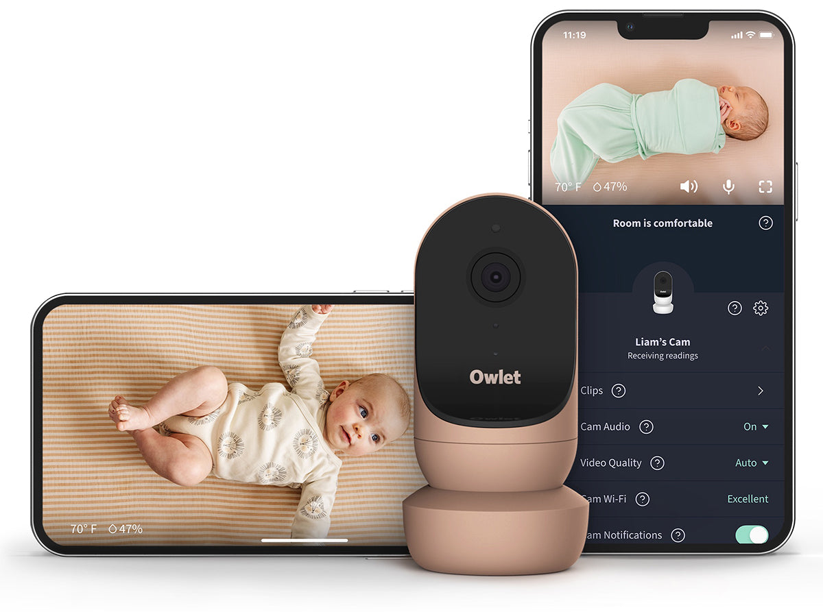 Owlet Cam 2 Smart HD Video Baby Monitor - Dusty Rose