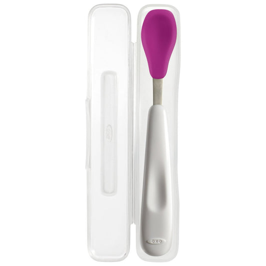 OXO Tot On-the-Go Feeding Spoon - Pink