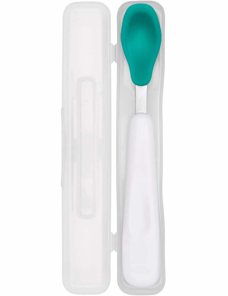 OXO Tot On-the-go Feeding Spoon - Teal