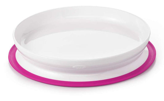 OXO Tot Stick & Stay Plate - Pink