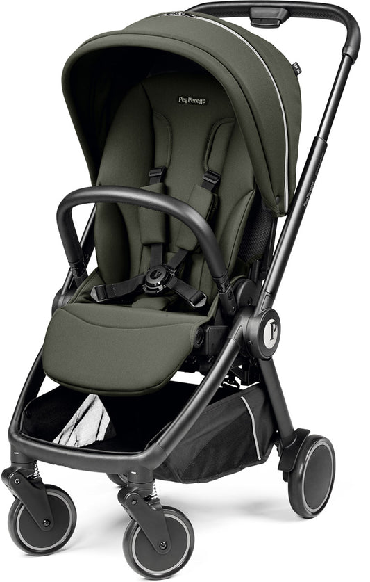 Peg Perego City Loop Stroller Bundle - Black / Metal