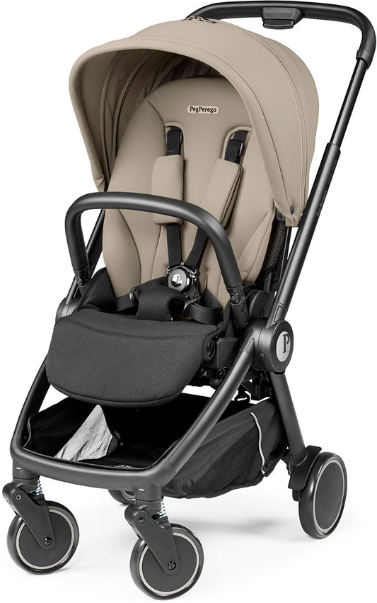 Peg Perego City Loop Stroller Bundle - Black / Vanilla Blend