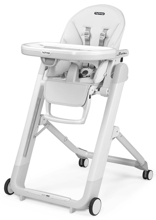 Peg Perego OPEN BOX Siesta High Chair - Pure White (Albee Exclusive)