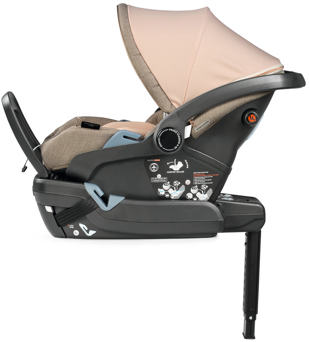 Peg Perego Primo Viaggio 4-35 Lounge Reclining Infant Car Seat - Mon Amour