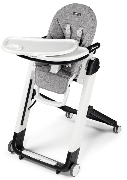 Peg Perego Siesta High Chair - Wonder Grey (Stain Resistant Fabric)