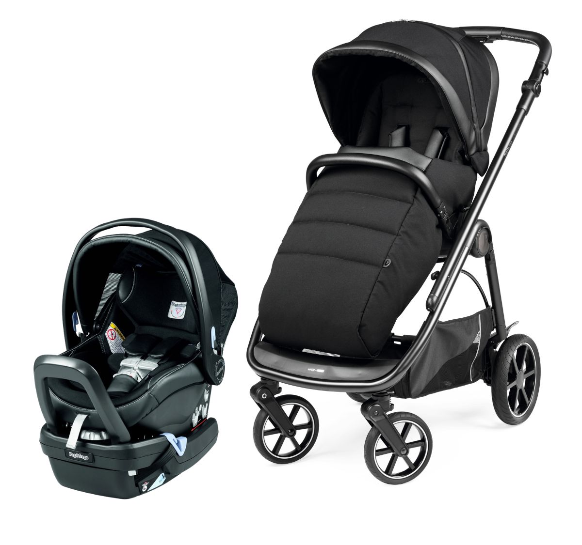 Peg Perego Veloce + Primo Viaggio 4-35 Nido Travel System Bundle - Licorice