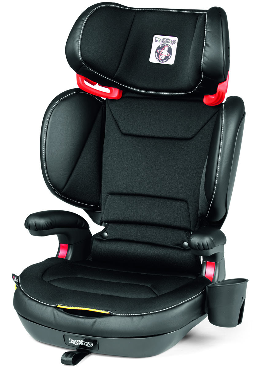 Peg Perego Viaggio Shuttle Plus 120 Belt Positioning Booster Car Seat - Licorice