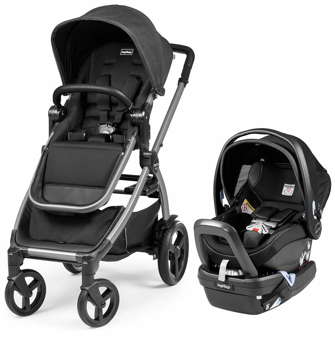 Peg Perego YPSI + Primo Viaggio 4-35 Nido Travel System - Onyx