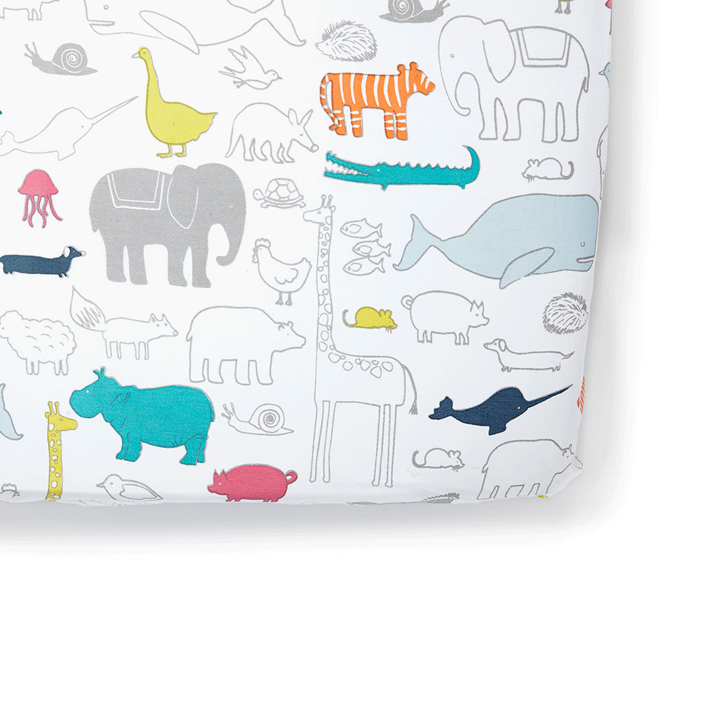 Petit Pehr Crib Sheet - Noah's Ark