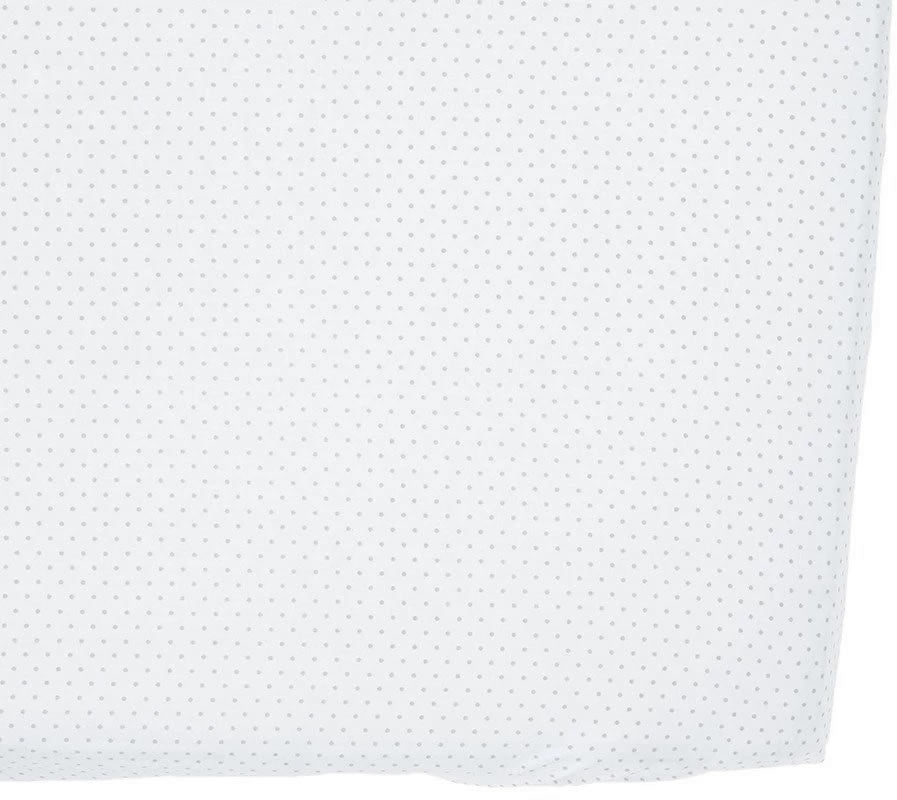 Petit Pehr Crib Sheet - Pin Dot Grey