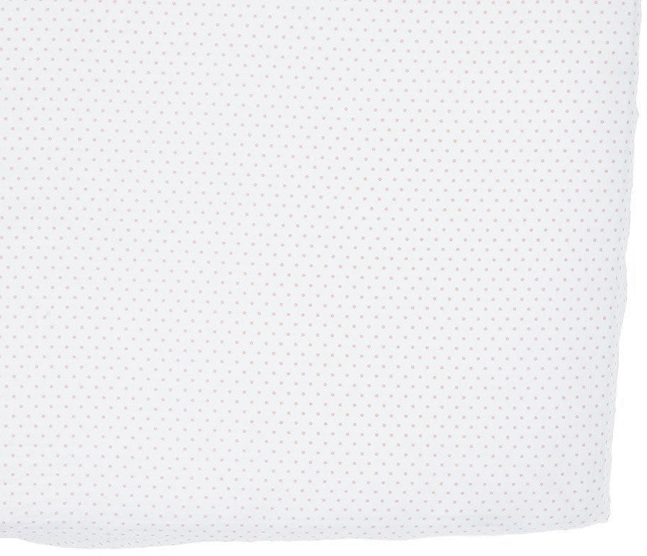 Petit Pehr Crib Sheet - Pin Dot Light Pink