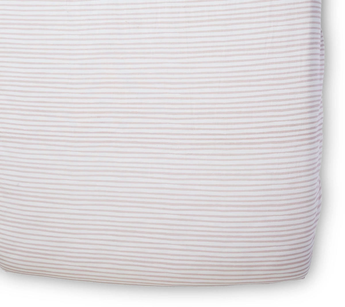 Petit Pehr Crib Sheet - Stripes Away Petal