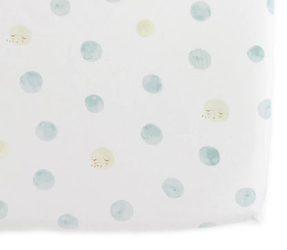 Petit Pehr Organic Crib Sheet - Luna Dusk (Blue)