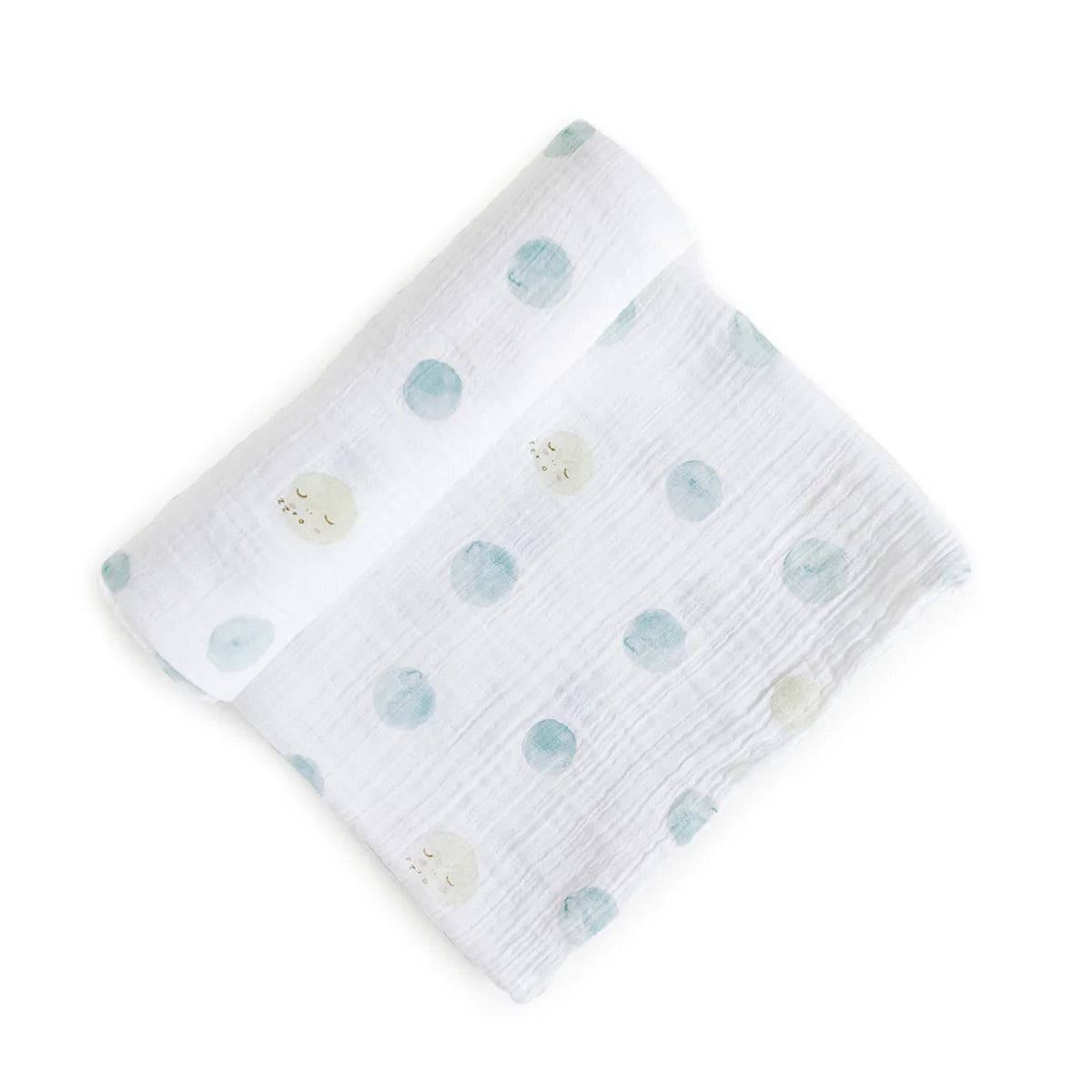 Petit Pehr Organic Swaddle - Luna Dusk (Blue)