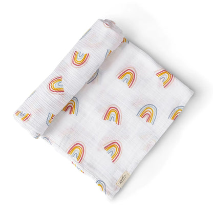 Petit Pehr Organic Swaddle - Rainbows