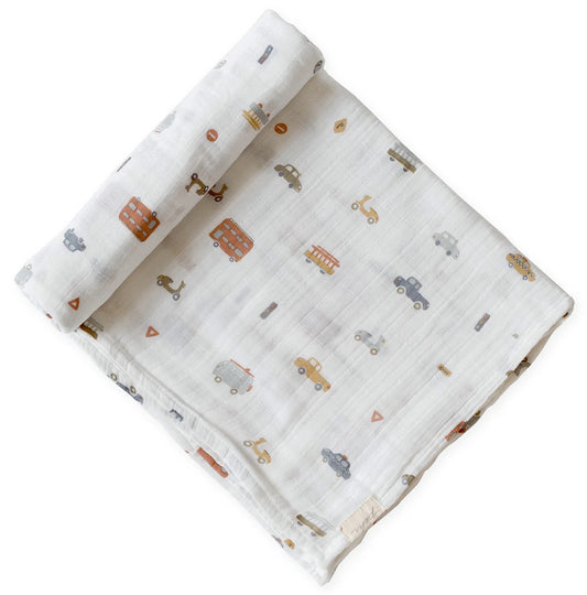 Petit Pehr Organic Swaddle - Rush Hour