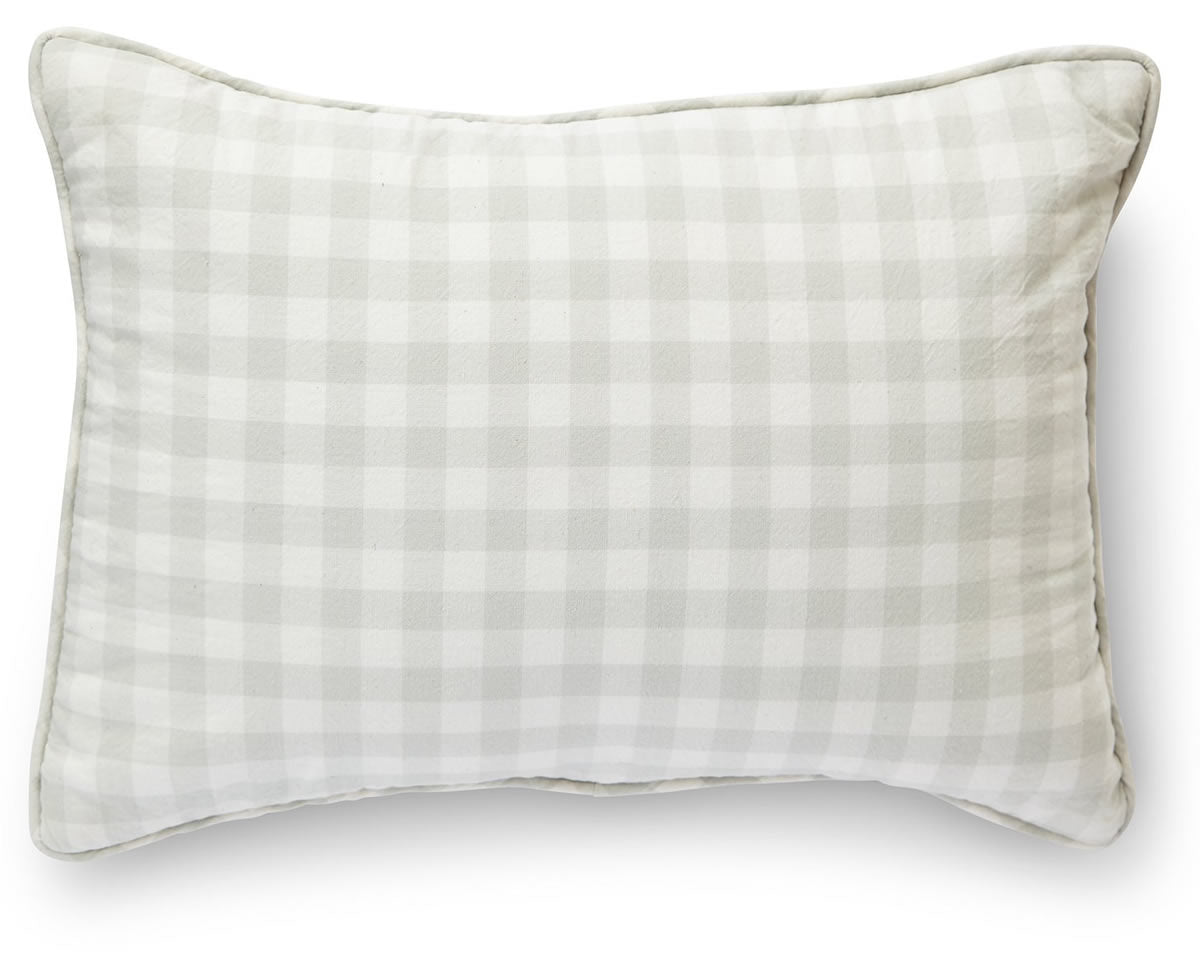 Petit Pehr Pillow - Checkmate Fog