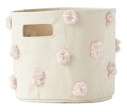 Petit Pehr Pom Pom Basket - Mini - Blush