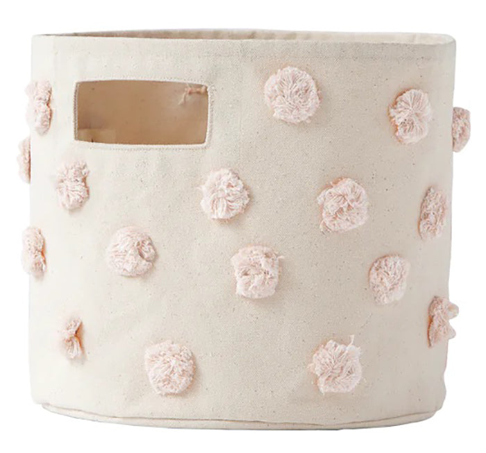 Petit Pehr Pom Pom Basket - Pint - Blush