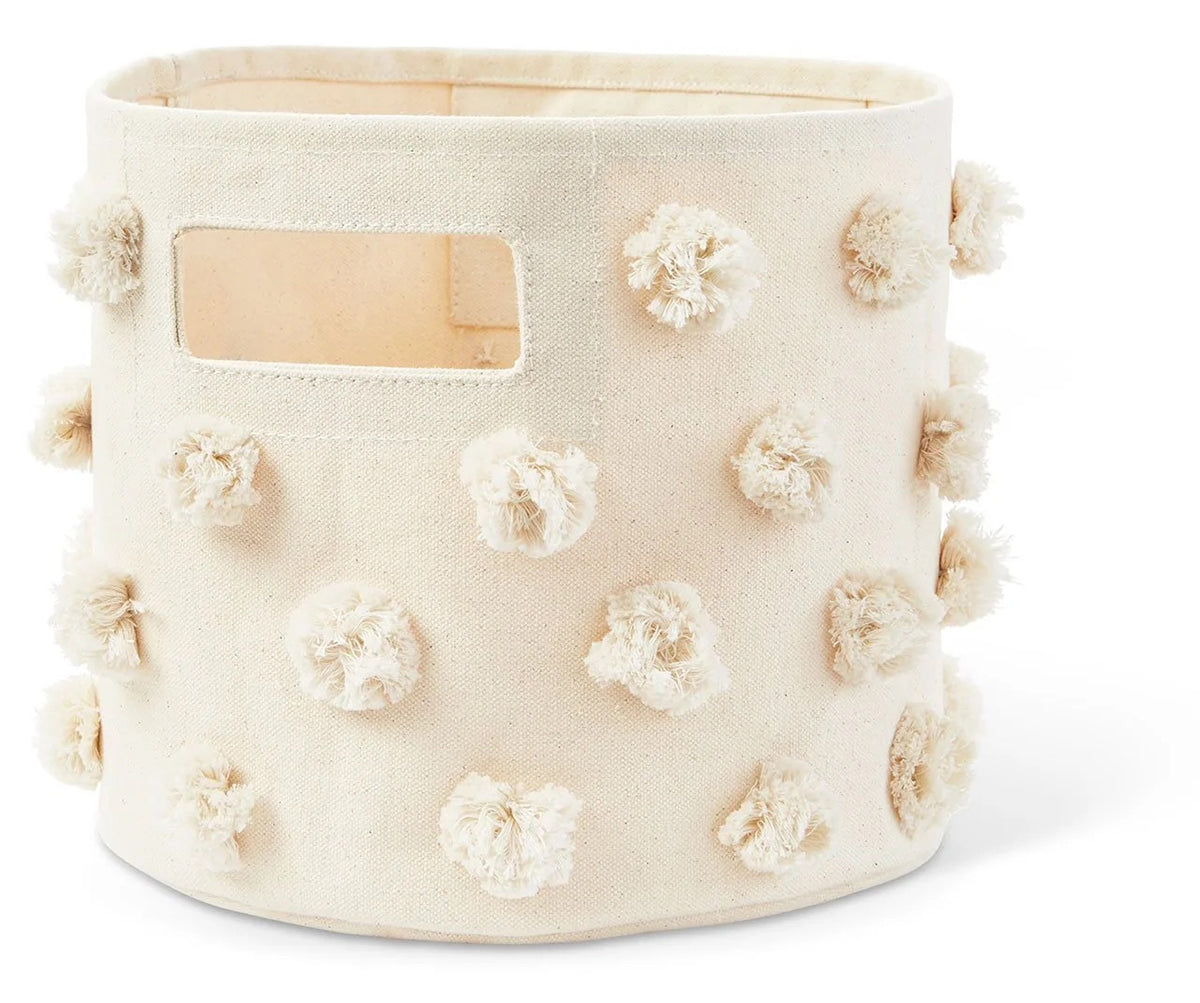 Petit Pehr Pom Pom Basket - Pint - Natural