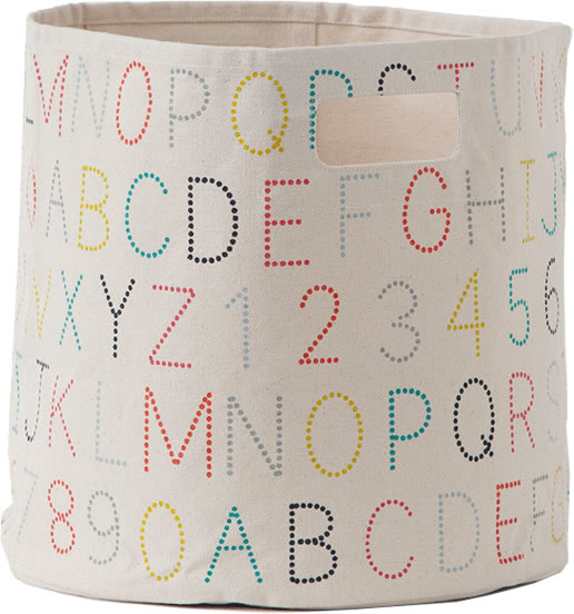 Petit Pehr Storage Bin - Alphabet