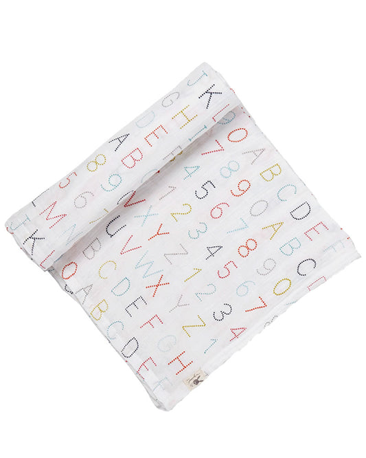 Petit Pehr Wrap Me Up Swaddle - Alphabet