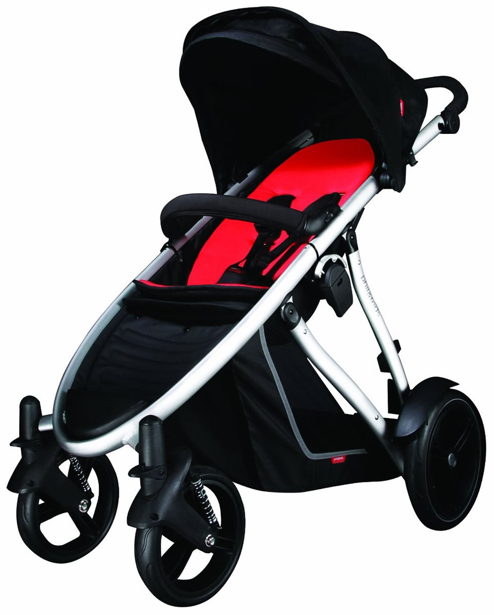 Phil & Ted Verve Buggy Single-to-Double Stroller - Red