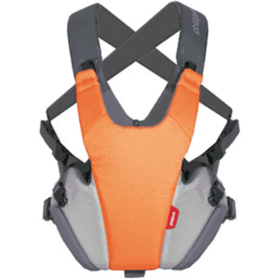 Phil & Teds Pepe Front Carrier in Orange/Charcoal