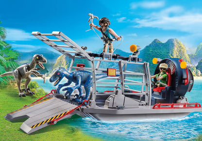 Playmobil Enemy Airboat with Raptor