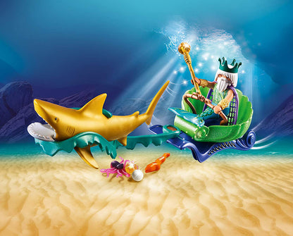 Playmobil King of the Sea with Shark Carriage