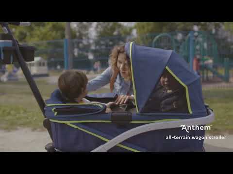 Gladly Family Anthem2 All-Terrain (2 Seater) Stroller Wagon - Graphite