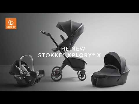 Stokke Xplory X Stroller + Carry Cot Bundle - Royal Blue