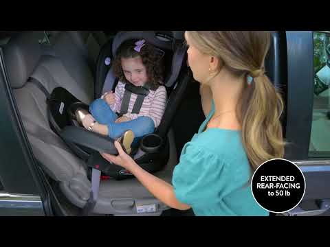 Evenflo Revolve360 Extend Rotational All-in-one Convertible Car Seat With Quick Clean Cover - Rockland Green