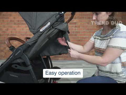 Valco Snap Duo Trend Side by Side Double Stroller 2025 Cappuccino (Albee Exclusive)