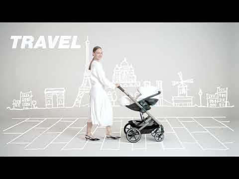 Cybex Balios S Lux 2 Stroller - Silver Frame / Lava Grey