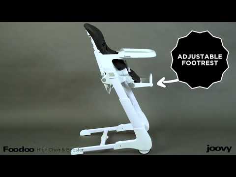 Joovy Foodoo High Chair and Booster - Jet