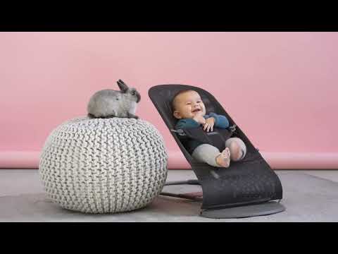 BabyBjörn Bouncer Bliss, Dark Gray Frame Mesh Cocoa