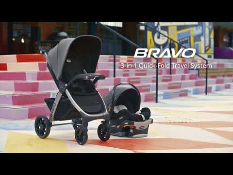 Chicco Bravo Trio Travel System - Poetic