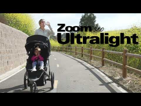 Joovy Zoom360 Ultralight Lightweight Performance Jogging Single Stroller - Blueberry