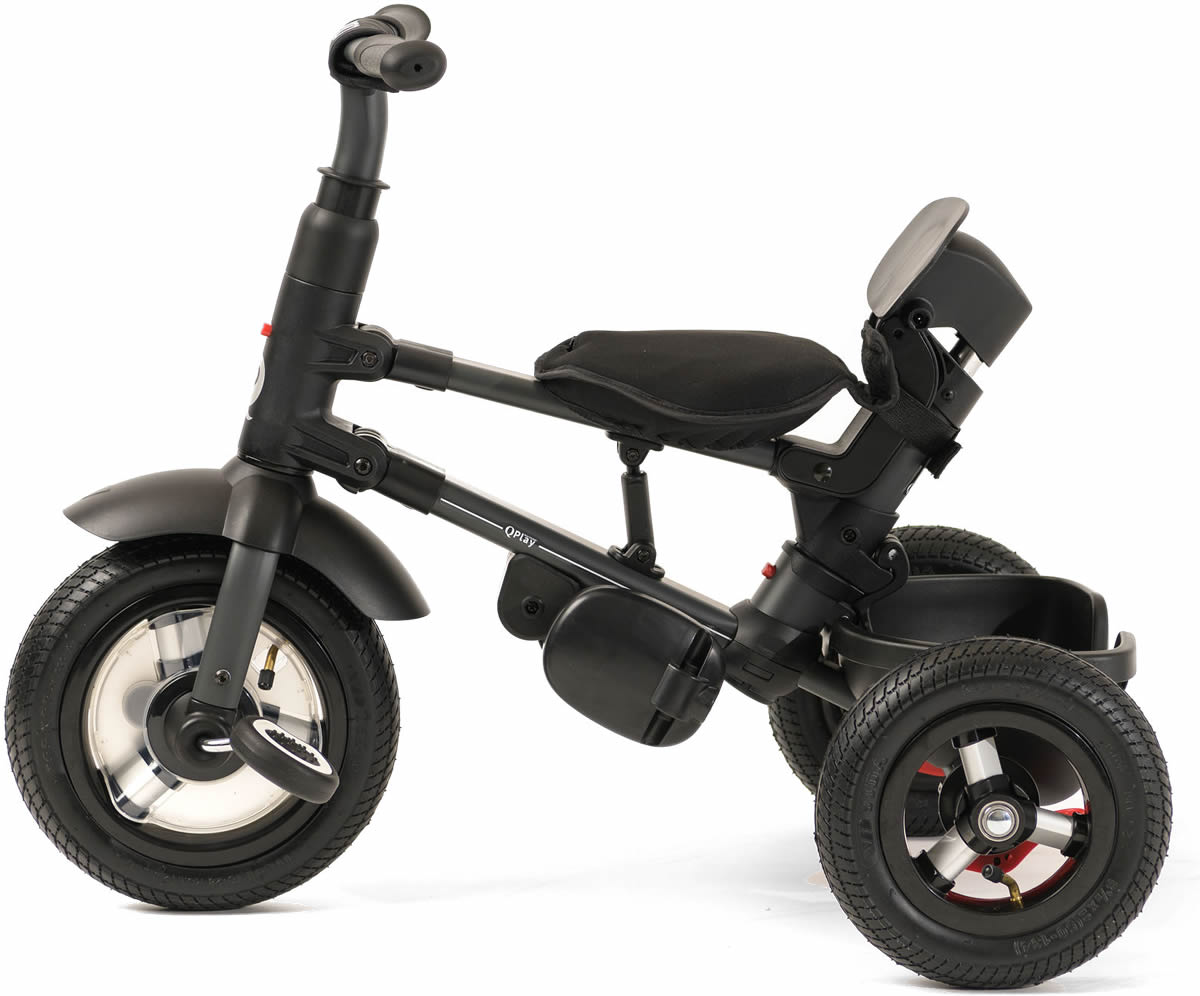 Q Play Rito Plus Folding Stroller Trike - Black