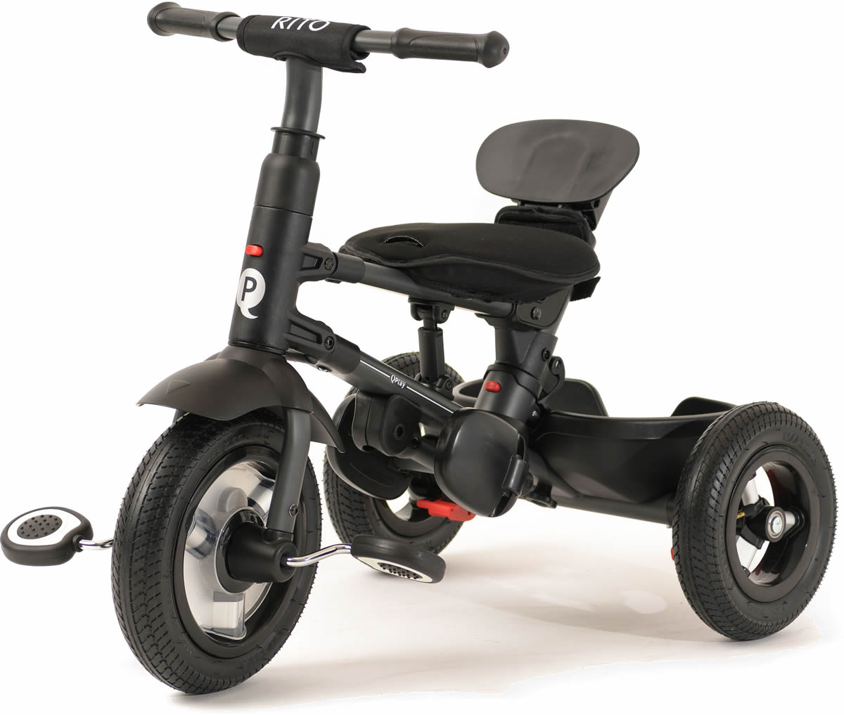 Q Play Rito Plus Folding Stroller Trike - Black