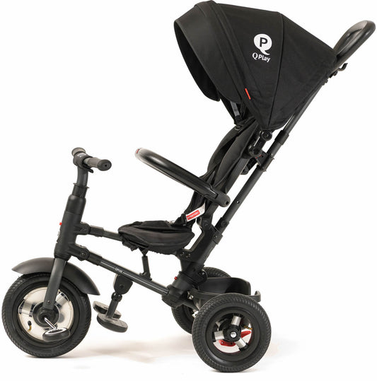 Q Play Rito Plus Folding Stroller Trike - Black