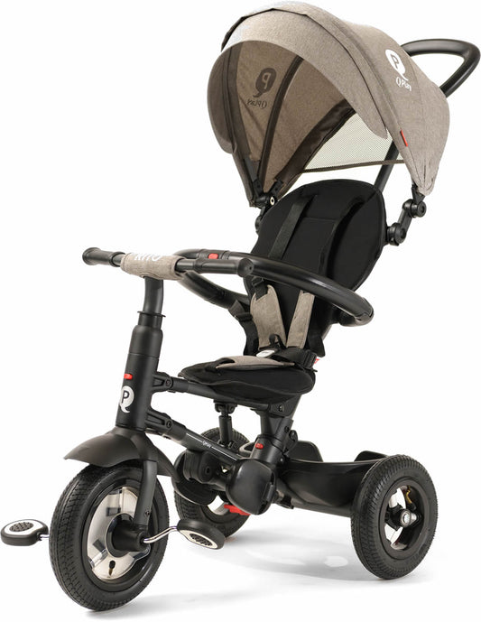 Q Play Rito Plus Folding Stroller Trike - Grey