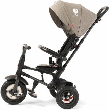 Q Play Rito Plus Folding Stroller Trike - Grey