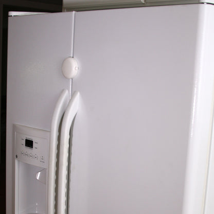 Qdos Adhesive Fridge/Freezer Lock - White