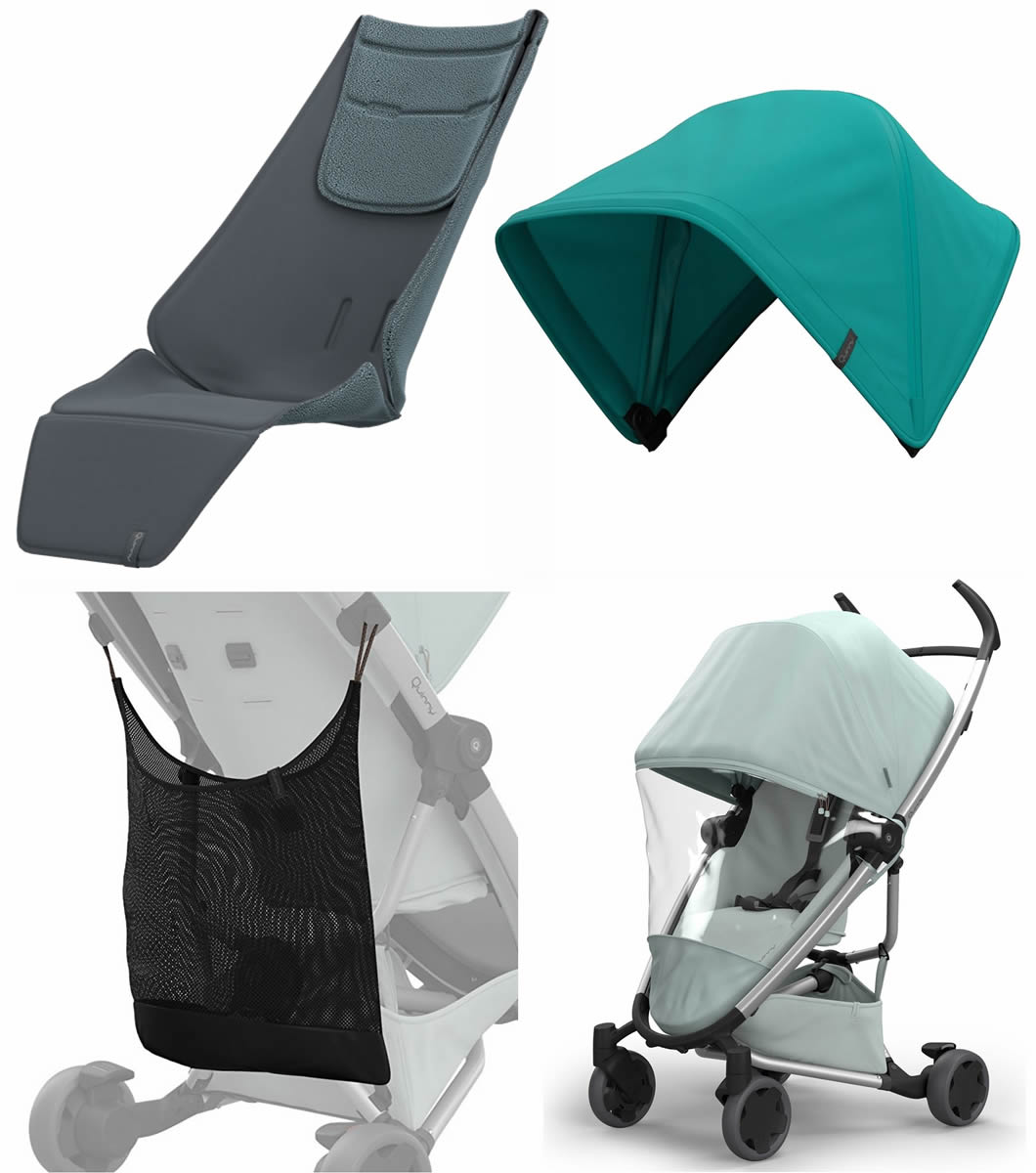 Quinny Zapp Flex Ultimate Accessories Bundle - Graphite/Green