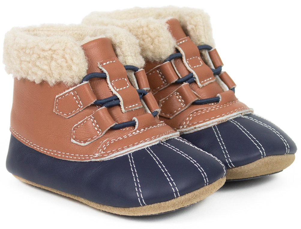 Robeez First Kicks Boots Connor - Rust, 9-12 months