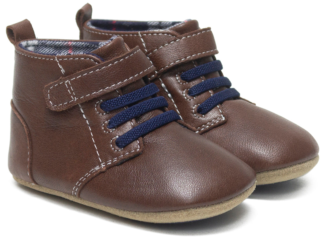 Robeez First Kicks Thiago - Rust, 6-9 months