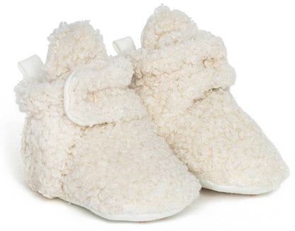 Robeez Snap Boots - Sherpa Ivory, 3-6 months